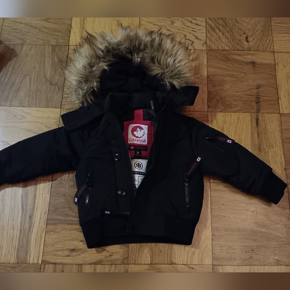 Canada Weathergear Puffer Jacket with Fur Trim - Picture 1 of 8